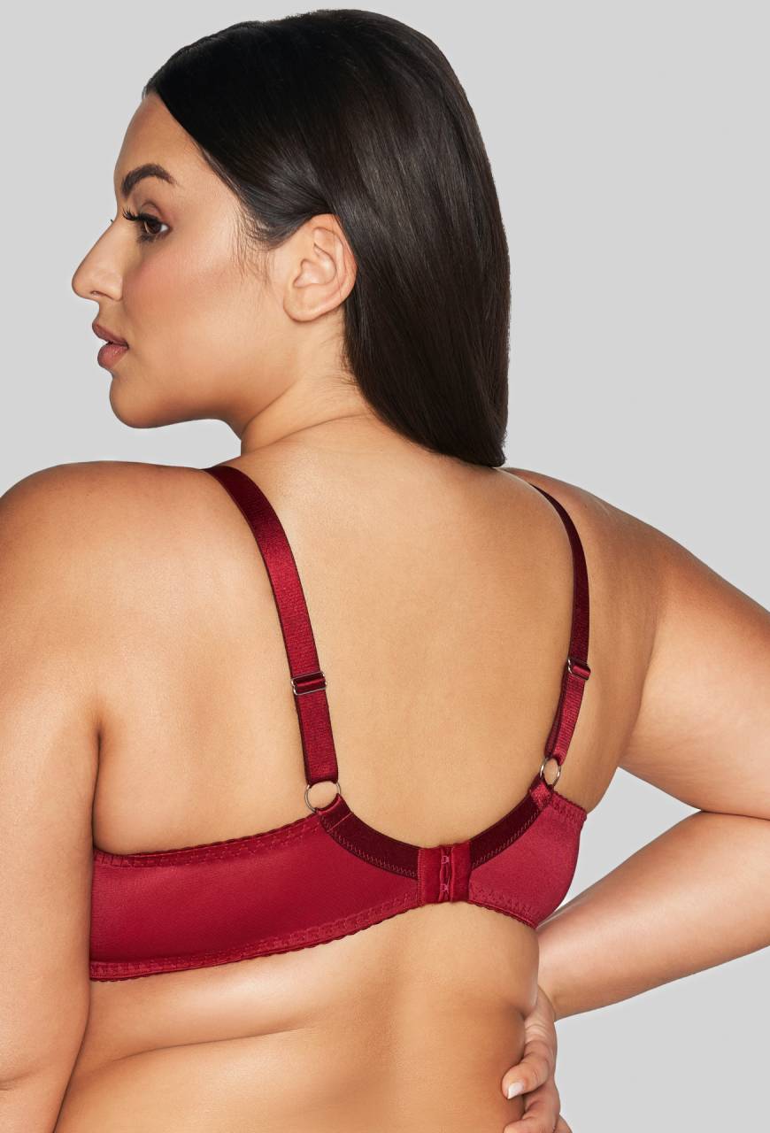 Biustonosz AVA, półusztywniany, rubinowy – AV 1030 Semi Soft Ruby