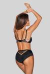 Biustonosz NOVIKA czarny, miękkie miseczki – HARPER N° 03 SOFT BLACK