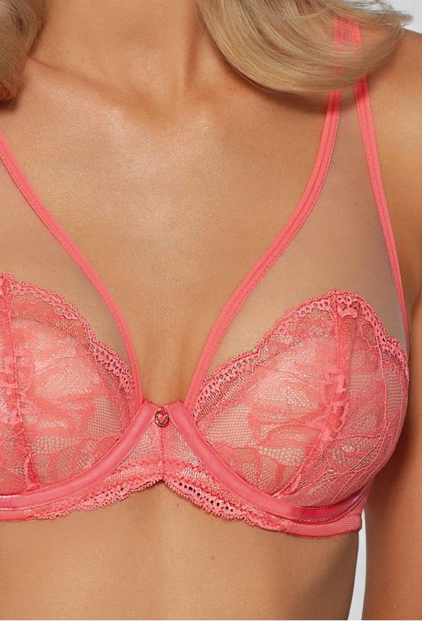 AV 2073 Push Up Coral bra