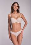 Biustonosz AVA bardotka beżowy - AV 1787 Strapless Beige