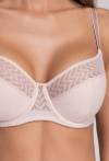 Biustonosz AVA beżowy, półusztywniany – AV 2102 Semi Soft Beige