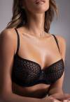 Biustonosz AVA czarny, półusztywniany – AV 2102 Semi Soft Black