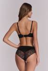 Biustonosz AVA czarny, półusztywniany - AV 2105 Semi Soft Black