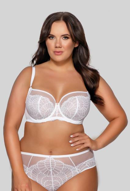 Biustonosz AVA koronkowy, miękki – AV 2109 Soft White