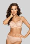 Biustonosz AVA soft beżowy – elegancki z haftem AV 1922 Soft Beige